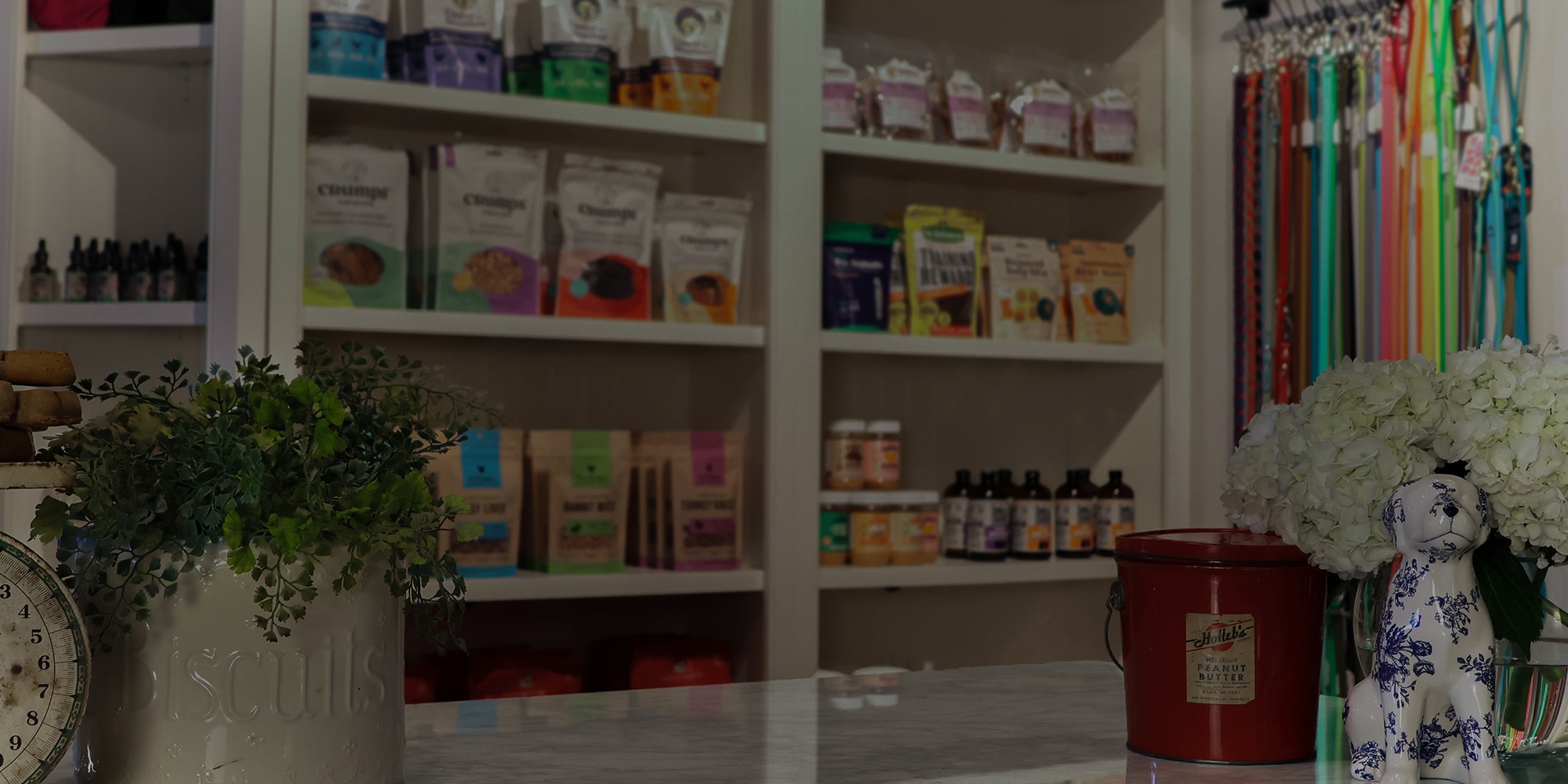 Stock of pet care products